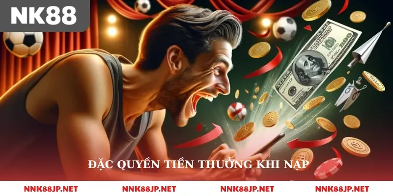 Đặc quyền tiền thưởng khi nạp